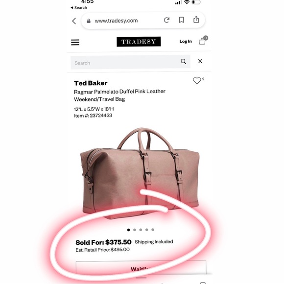 Ted Bake Weekend Travel Duffel Bag - Picture 7 of 13